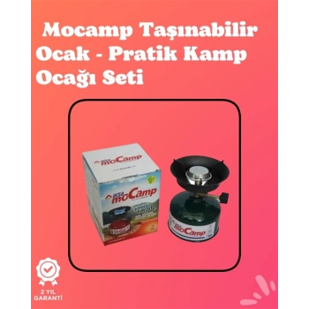 Mey İthalat® Kolay Ayarlanabilir Alevli ve Güvenli Metal Kamp Ocağı