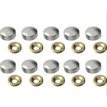 Mey İthalat® Krom Vida Tapası 13 mm 10 Adet