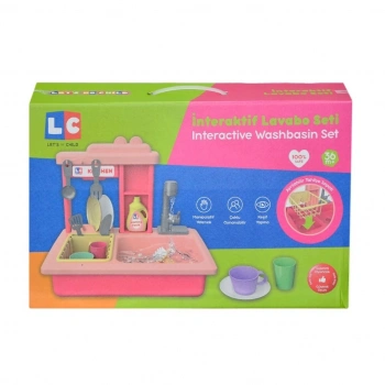 Mey İthalat® LC-30916  Pilli İnteraktif Lavabo Seti 21 Parça