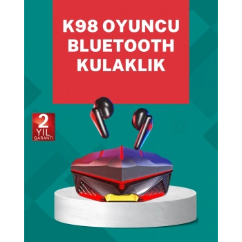 Mey İthalat® Led Işıklı Kablosuz Gaming Kulaklık Ergonomik Tasarım