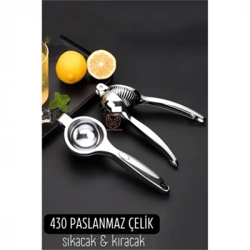 Mey İthalat® Limon Sıkacağı Paslanmaz Çelik