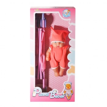 Mey İthalat® LMN-207 Pusetli Bebek -Limon Oyuncak