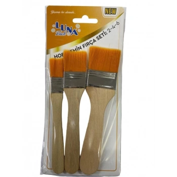 Mey İthalat® Luna Zemin Fırça Seti 2-4-6 No 3 Parça