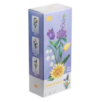 Mey İthalat®  LZ1672 LOZ Çiçek Blok Seti 534 Parça-Vagon life