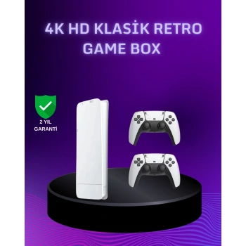 Mey İthalat® M15 Video Oyun Konsolu 20 Emülatör Destekli 64GB Bellekli