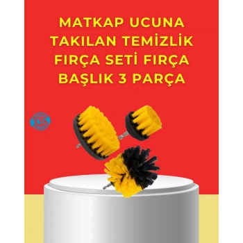 Mey İthalat® Matkap Ucu Temizlik Aparatı 3’lü Fırça Seti