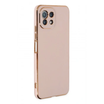 Mey İthalat®   Mİ 11 Lite Kılıf Volet Silikon - Pembe