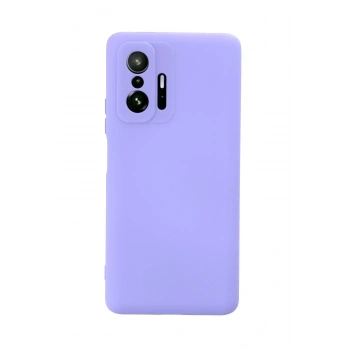 Mey İthalat®   Mi 11T Pro Kılıf Nano içi Kadife Silikon - Lila