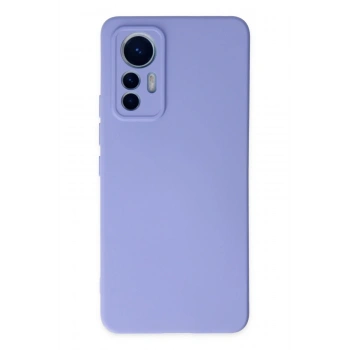 Mey İthalat®   Mi 12 Lite Kılıf Nano içi Kadife Silikon - Lila