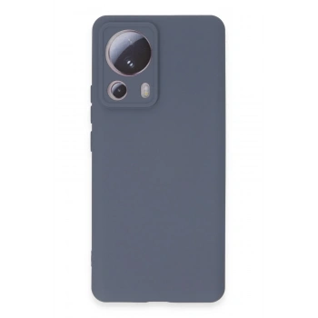 Mey İthalat® Mi 13 Lite Kılıf Nano içi Kadife Silikon - Gri