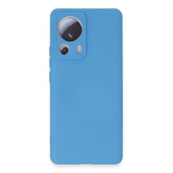 Mey İthalat® Mi 13 Lite Kılıf Nano içi Kadife Silikon - Mavi