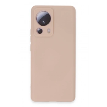 Mey İthalat®   Mi 13 Lite Kılıf Nano içi Kadife Silikon - Pudra