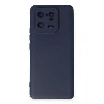 Mey İthalat®   Mi 13 Pro Kılıf Nano içi Kadife Silikon - Lacivert