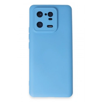 Mey İthalat®   Mi 13 Pro Kılıf Nano içi Kadife Silikon - Mavi