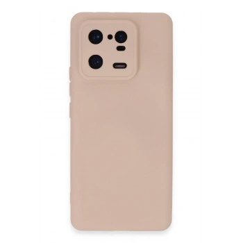 Mey İthalat®   Mi 13 Pro Kılıf Nano içi Kadife Silikon - Pudra