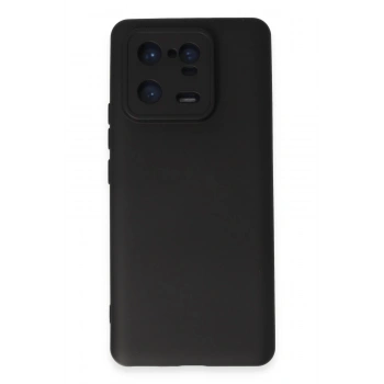 Mey İthalat®   Mi 13 Pro Kılıf Nano içi Kadife Silikon - Siyah