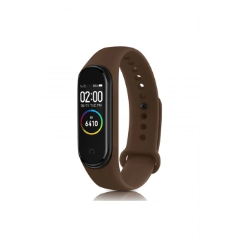 Mey İthalat®   Mi Band 4 Klasik Kordon - Kahverengi