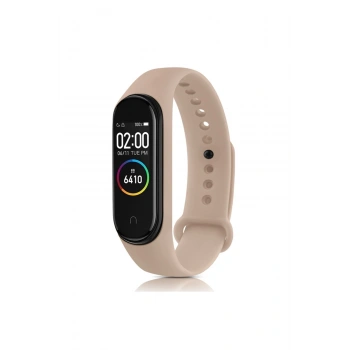 Mey İthalat®   Mi Band 4 Klasik Kordon - Pudra
