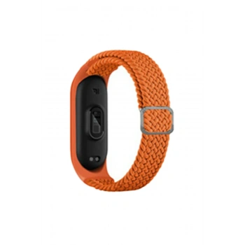 Mey İthalat®   Mi Band 4 Star Kordon - Turuncu