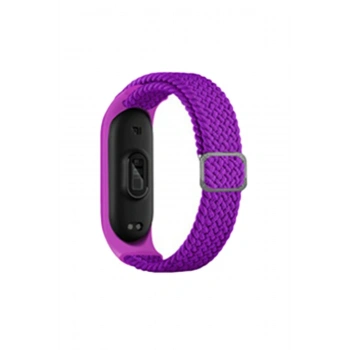 Mey İthalat®   Mi Band 7 Star Kordon - Mor