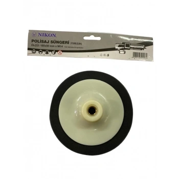 Mey İthalat® Nikon 18050SY Polisaj Süngeri 180 mm Siyah Yumuşak