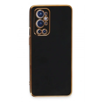 Mey İthalat®  One Plus 9 Pro Kılıf Volet Silikon - Siyah