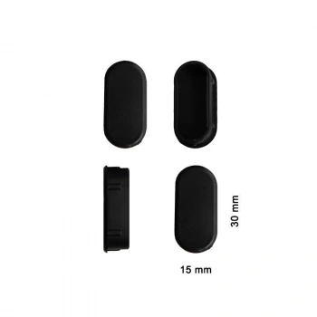 Mey İthalat® Oval Profil İç Tapa 15x30 mm 4 Adet