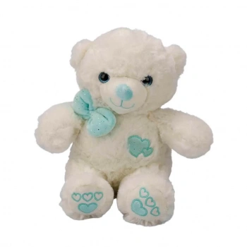 Mey İthalat® Papyonlu Peluş Ayı 30 cm