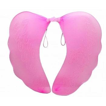 Mey İthalat® Pembe Renk Ortası Pembe Tüylü Tül Peri Kanadı 40x50 cm