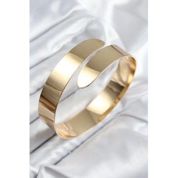 Mey İthalat® Pirinç Sarmal Model Gold Renk Pazu Bileklik