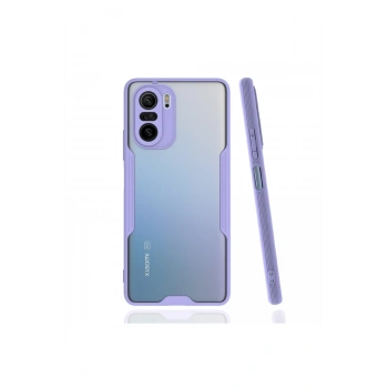 Mey İthalat® Poco F3 Kılıf Platin Silikon - Lila