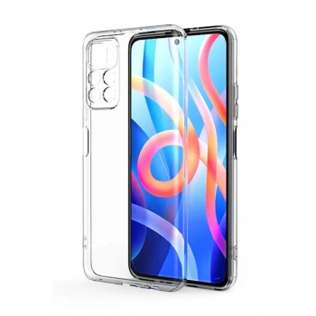 Mey İthalat® Poco M4 Pro 4G Kılıf Lüx Şeffaf Silikon