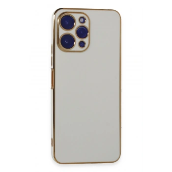 Mey İthalat®   Poco M6 Pro 5G Kılıf Volet Silikon - Beyaz