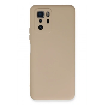 Mey İthalat®   Poco X3 GT Kılıf Nano içi Kadife Silikon - Pudra