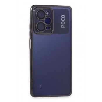 Mey İthalat® Poco X5 Pro 5G Kılıf Lensli Silikon - Mor