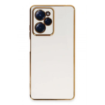 Mey İthalat®   Poco X5 Pro 5G Kılıf Volet Silikon - Beyaz