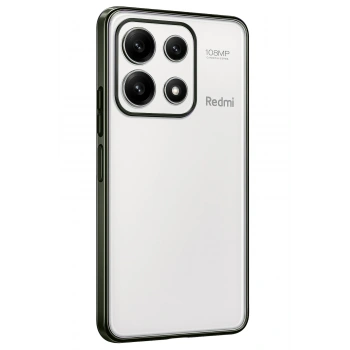Mey İthalat®   Poco X6 Pro Kılıf  Lensli Silikon - Yeşil