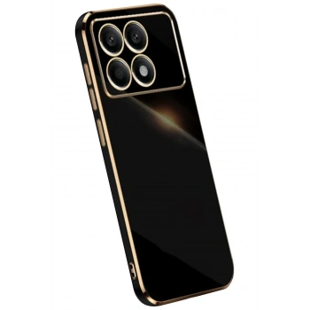 Mey İthalat®   Poco X6 Pro Kılıf Volet Silikon - Siyah