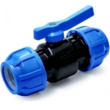 Mey İthalat® Poelsan Mavi Kaplin Küresel Vana 50X50 mm