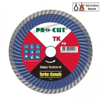 Mey İthalat® Procut TK 230 mm Turbo Kanallı Elmas Testere
