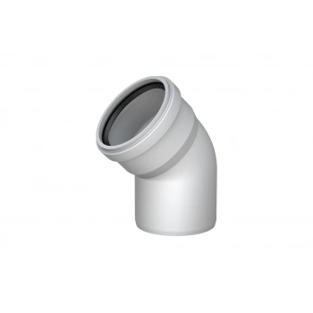 Mey İthalat® Pvc Atık Su Borusu 45 derece 110 mm 10 Adet