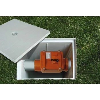 Mey İthalat® PVC Pissu Atıksu Çekvalfi 125 mm Kilitli