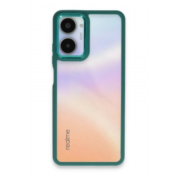Mey İthalat®  Realme 10 Pro 5G Kılıf Dora Kapak - Haki Yeşil