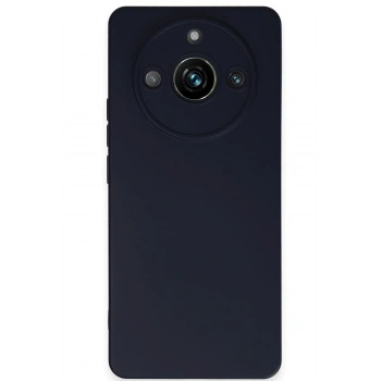 Mey İthalat®  Realme 11 Pro Kılıf Nano içi Kadife Silikon - Lacivert