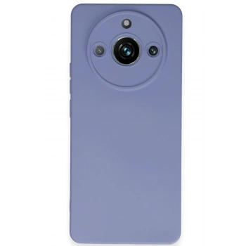 Mey İthalat®  Realme 11 Pro Kılıf Nano içi Kadife Silikon - Lila