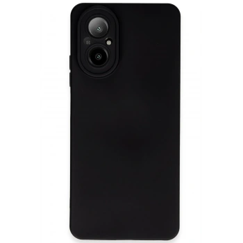 Mey İthalat®  Realme 12 Lite Kılıf Nano içi Kadife Silikon - Siyah