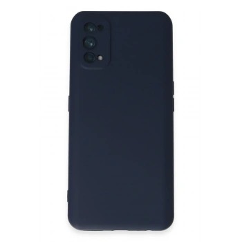 Mey İthalat®  Realme 7 Pro Kılıf Nano içi Kadife Silikon - Lacivert