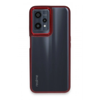 Mey İthalat®  Realme 9 Pro 5G Kılıf Dora Kapak - Kırmızı