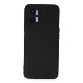 Mey İthalat®  Realme 9i 4G Kılıf Nano içi Kadife Silikon - Siyah