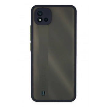 Mey İthalat®  Realme C11 2021 Kılıf Montreal Silikon Kapak - Lacivert